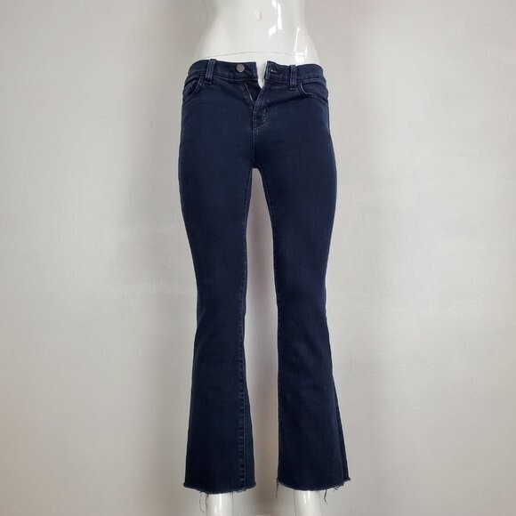 Vintage Y2K J Brand Lowrise Bootleg Blue Jeans - Picture 1 of 7